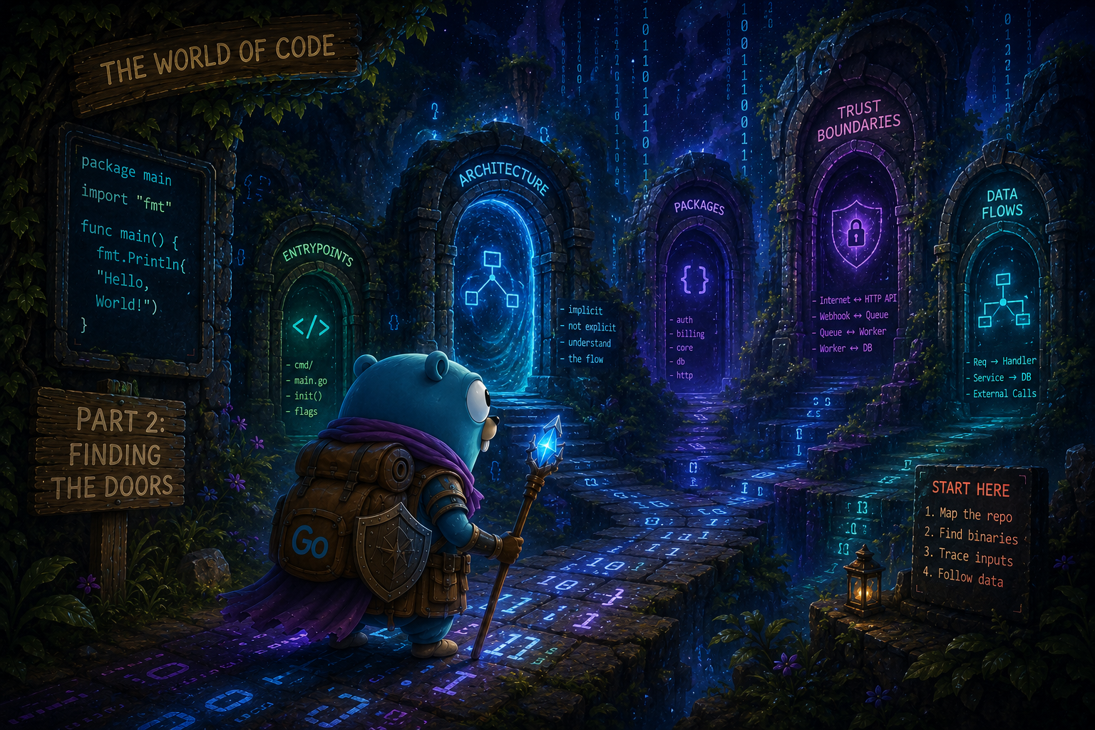 Go for Security Auditors: Part 2 - Finding The Doors Into A Codebase